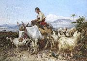 Richard ansdell,R.A. The Vega of Granada Sweden oil painting artist